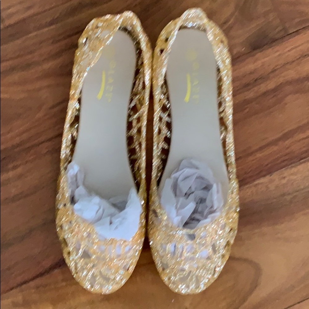 NWT Sparkly Jelly Shoes